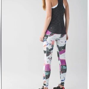 Lululemon Speed Tight III Pigment Wave Marble Multicolor Leggings Size 4